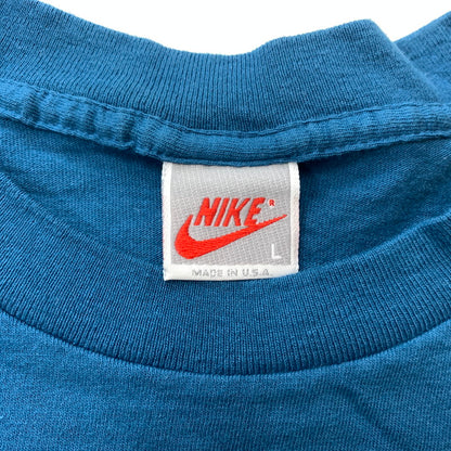 【中古品】【メンズ】 NIKE ナイキ 90's 180 DEGREES OF AIR S/S TEE 90年代 エアー ショートスリーブ Tシャツ 半袖 トップス 148-260610-ko-01-tei サイズ：L カラー：ネイビー 万代Net店