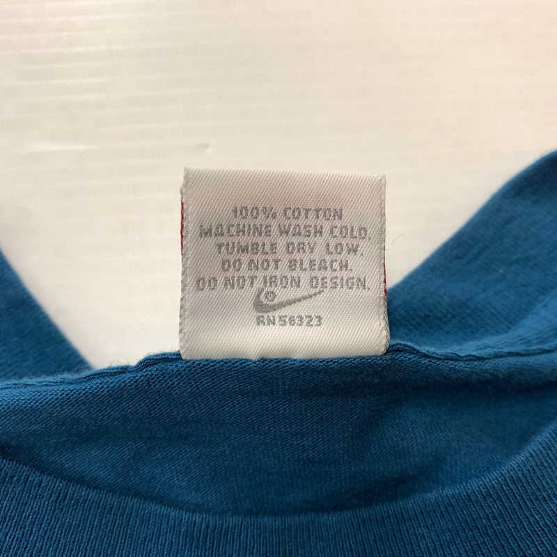 【中古品】【メンズ】 NIKE ナイキ 90's 180 DEGREES OF AIR S/S TEE 90年代 エアー ショートスリーブ Tシャツ 半袖 トップス 148-260610-ko-01-tei サイズ：L カラー：ネイビー 万代Net店