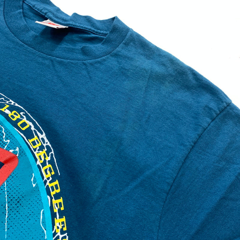 【中古品】【メンズ】 NIKE ナイキ 90's 180 DEGREES OF AIR S/S TEE 90年代 エアー ショートスリーブ Tシャツ 半袖 トップス 148-260610-ko-01-tei サイズ：L カラー：ネイビー 万代Net店
