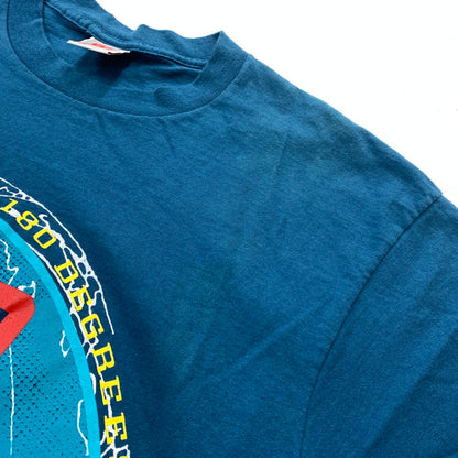 【中古品】【メンズ】 NIKE ナイキ 90's 180 DEGREES OF AIR S/S TEE 90年代 エアー ショートスリーブ Tシャツ 半袖 トップス 148-260610-ko-01-tei サイズ：L カラー：ネイビー 万代Net店