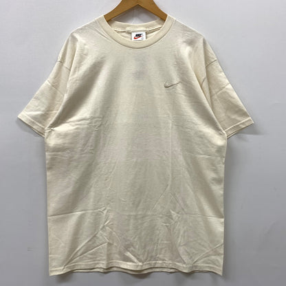 【中古品】【メンズ】 NIKE ナイキ 90's SWOOSH S/S TEE 90年代 スウォッシュ ショートスリーブ Tシャツ 半袖 トップス 148-260607-ko-04-tei サイズ：L カラー：アイボリー 万代Net店
