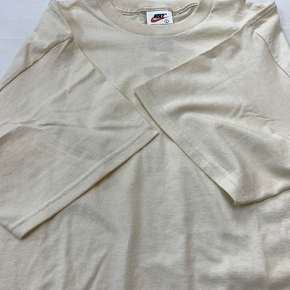【中古品】【メンズ】 NIKE ナイキ 90's SWOOSH S/S TEE 90年代 スウォッシュ ショートスリーブ Tシャツ 半袖 トップス 148-260607-ko-04-tei サイズ：L カラー：アイボリー 万代Net店