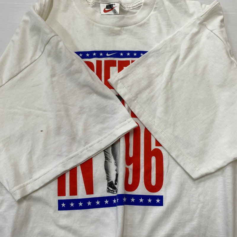 【現状渡し品】【メンズ】 NIKE 90's GRIFFEY IN 96 Ｓ/S TEE 90年代 グリフィー イン 96 ショートスリーブ Tシャツ 半袖 トップス 148-260607-ko-05-tei サイズ：L カラー：ホワイト 万代Net店