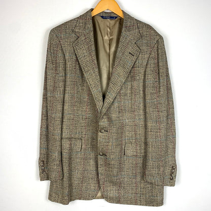 【現状渡し品】【メンズ】 POLO RALPH LAUREN ポロラルフローレン TWEED TAILORED JACKET VINTAGE ツイード テーラードジャケット ライトアウター カジュアルジャケット ヴィンテージ 145-260610-ko-13-tei サイズ：不明 カラー：ブラウン 万代Net店