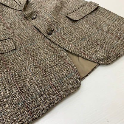 【現状渡し品】【メンズ】 POLO RALPH LAUREN ポロラルフローレン TWEED TAILORED JACKET VINTAGE ツイード テーラードジャケット ライトアウター カジュアルジャケット ヴィンテージ 145-260610-ko-13-tei サイズ：不明 カラー：ブラウン 万代Net店