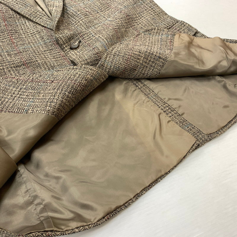 【現状渡し品】【メンズ】 POLO RALPH LAUREN ポロラルフローレン TWEED TAILORED JACKET VINTAGE ツイード テーラードジャケット ライトアウター カジュアルジャケット ヴィンテージ 145-260610-ko-13-tei サイズ：不明 カラー：ブラウン 万代Net店
