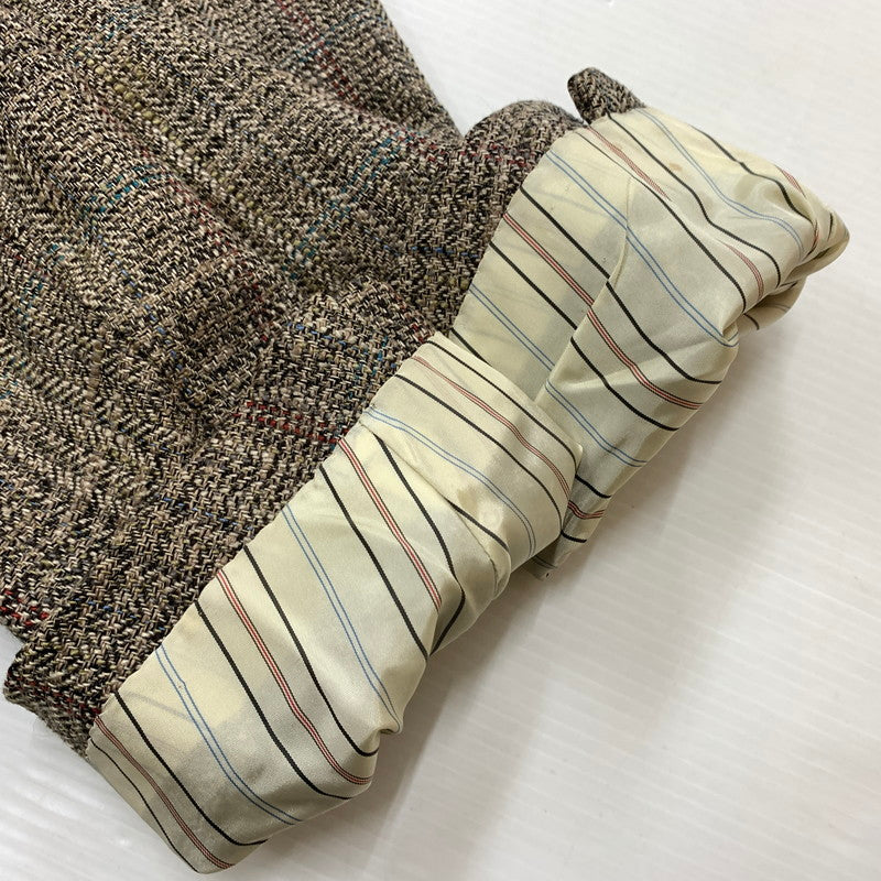 【現状渡し品】【メンズ】 POLO RALPH LAUREN ポロラルフローレン TWEED TAILORED JACKET VINTAGE ツイード テーラードジャケット ライトアウター カジュアルジャケット ヴィンテージ 145-260610-ko-13-tei サイズ：不明 カラー：ブラウン 万代Net店