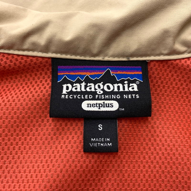 【中古品】【メンズ】 patagonia パタゴニア BAGGIES JACKET 28152SP22 バギーズ ジャケット ライトアウター ナイロンジャケット 144-260610-ko-10-tei サイズ：S カラー：ベージュ 万代Net店