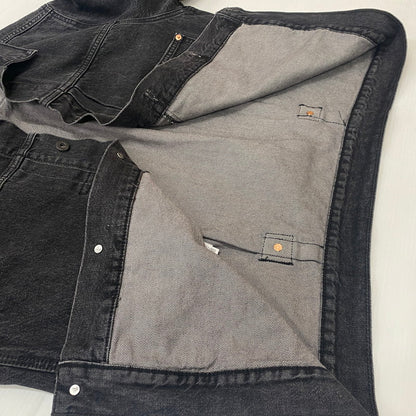 【中古品】【メンズ】 Levi’s リーバイス 1ST TRUCKER JACKET BLACK STONEWASH A3174-0000 ファーストトラッカージャケット ブラックストーンウォッシュ デニムジャケット アウター Gジャン 145-260613-ss-03-tei サイズ：L カラー：ブラック 万代Net店