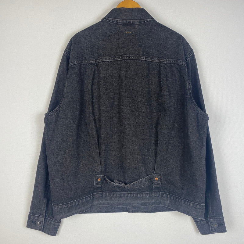 【中古品】【メンズ】 Levi’s リーバイス 1ST TRUCKER JACKET BLACK STONEWASH A3174-0000 ファーストトラッカージャケット ブラックストーンウォッシュ デニムジャケット アウター Gジャン 145-260613-ss-03-tei サイズ：L カラー：ブラック 万代Net店