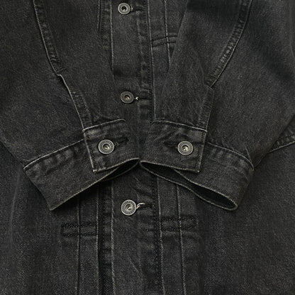 【中古品】【メンズ】 Levi’s リーバイス 1ST TRUCKER JACKET BLACK STONEWASH A3174-0000 ファーストトラッカージャケット ブラックストーンウォッシュ デニムジャケット アウター Gジャン 145-260613-ss-03-tei サイズ：L カラー：ブラック 万代Net店