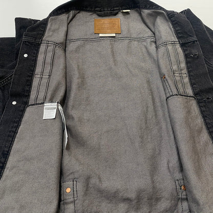 【中古品】【メンズ】 Levi’s リーバイス 1ST TRUCKER JACKET BLACK STONEWASH A3174-0000 ファーストトラッカージャケット ブラックストーンウォッシュ デニムジャケット アウター Gジャン 145-260613-ss-03-tei サイズ：L カラー：ブラック 万代Net店