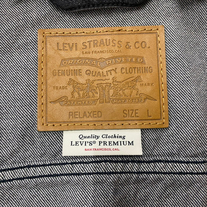 【中古品】【メンズ】 Levi’s リーバイス 1ST TRUCKER JACKET BLACK STONEWASH A3174-0000 ファーストトラッカージャケット ブラックストーンウォッシュ デニムジャケット アウター Gジャン 145-260613-ss-03-tei サイズ：L カラー：ブラック 万代Net店