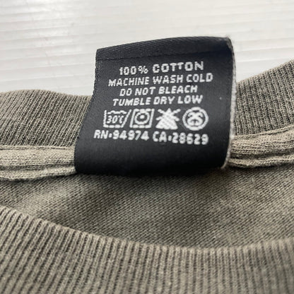 【中古品】【メンズ】 STUSSY ステューシー 00's NO.4 PRINT S/S TEE 2000年 ナンバー4 プリント Ｔシャツ 半袖 トップス 142-260618-sa-23-tei サイズ：XL カラー：カーキ 万代Net店
