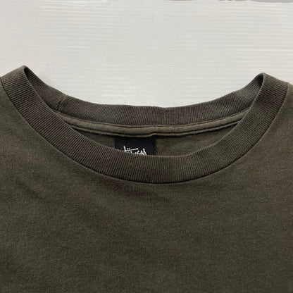 【中古品】【メンズ】 STUSSY ステューシー 00's NO.4 PRINT S/S TEE 2000年 ナンバー4 プリント Ｔシャツ 半袖 トップス 142-260618-sa-23-tei サイズ：XL カラー：カーキ 万代Net店