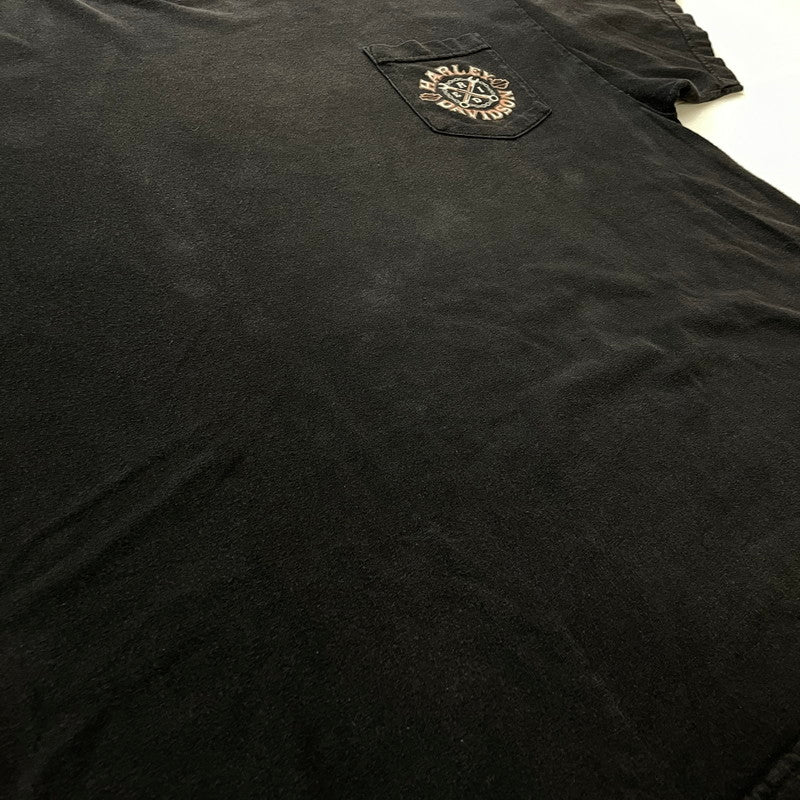 【中古品】【メンズ】 HARLEY DAVIDSON ハーレー ダビッドソン 2013 POCKET TEE 2013年 ポケット Tシャツ 半袖 トップス 145-260731-sa-08-tei サイズ：XL カラー：ブラック 万代Net店