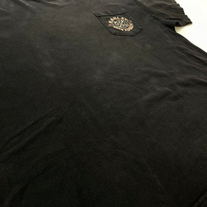 【中古品】【メンズ】 HARLEY DAVIDSON ハーレー ダビッドソン 2013 POCKET TEE 2013年 ポケット Tシャツ 半袖 トップス 145-260731-sa-08-tei サイズ：XL カラー：ブラック 万代Net店