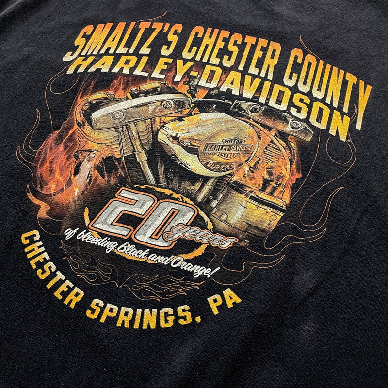 【中古品】【メンズ】 HARLEY DAVIDSON ハーレー ダビッドソン 2013 POCKET TEE 2013年 ポケット Tシャツ 半袖 トップス 145-260731-sa-08-tei サイズ：XL カラー：ブラック 万代Net店