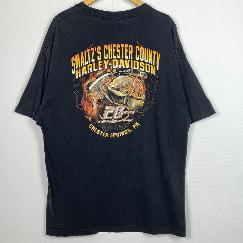 【中古品】【メンズ】 HARLEY DAVIDSON ハーレー ダビッドソン 2013 POCKET TEE 2013年 ポケット Tシャツ 半袖 トップス 145-260731-sa-08-tei サイズ：XL カラー：ブラック 万代Net店