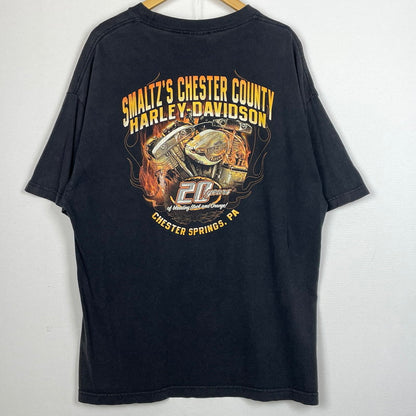 【中古品】【メンズ】 HARLEY DAVIDSON ハーレー ダビッドソン 2013 POCKET TEE 2013年 ポケット Tシャツ 半袖 トップス 145-260731-sa-08-tei サイズ：XL カラー：ブラック 万代Net店