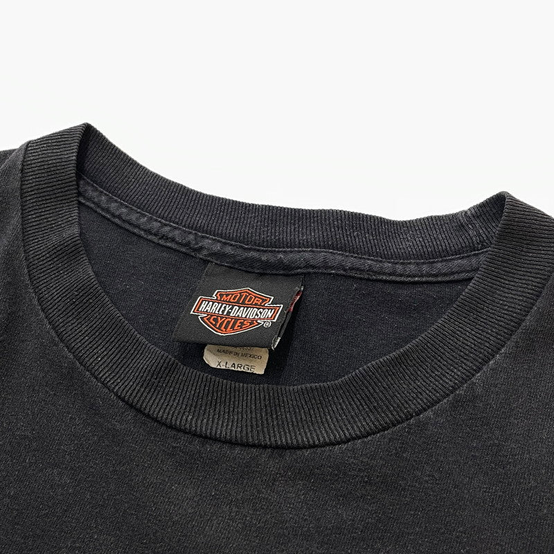 【中古品】【メンズ】 HARLEY DAVIDSON ハーレー ダビッドソン 2013 POCKET TEE 2013年 ポケット Tシャツ 半袖 トップス 145-260731-sa-08-tei サイズ：XL カラー：ブラック 万代Net店