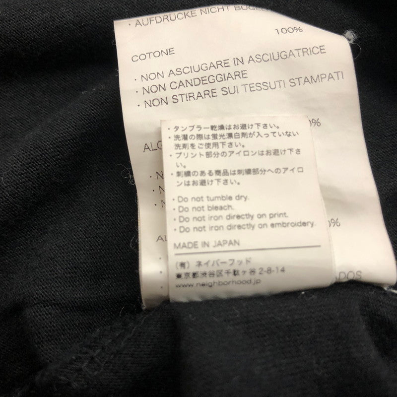 【中古品】【メンズ】 NEIGHBORHOOD ネイバーフッド × HARLEY DAVIDSON ハーレー ダビッドソン 別注コラボ 22AW NEIGHBORHOOD H-D . CREWNECK 222PC05N-CS01 クルーネック トップス 長袖 142-260609-sa-13-tei サイズ：XL カラー：ブラック 万代Net店