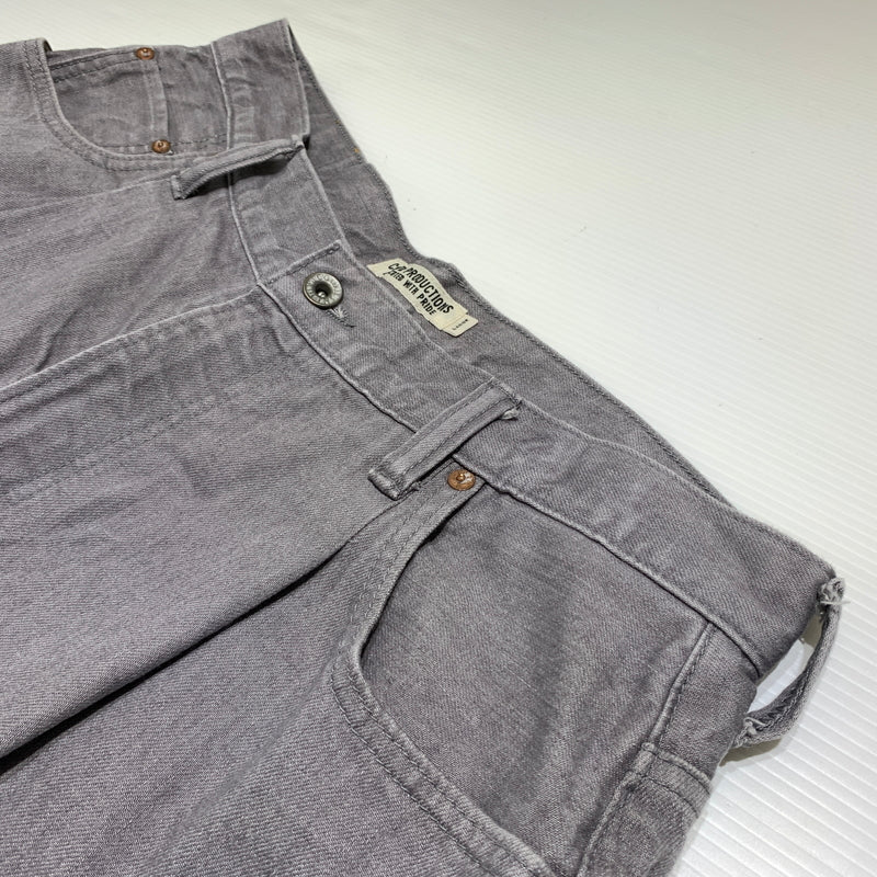 【中古品】【メンズ】 COOTIE クーティー RAZA 1 TUCK DENIM PANTS CTE-21S104 ワンタック デニムパンツ ボトムス ルーズフィット 153-260720-ko-11-tei サイズ：L カラー：グレー 万代Net店