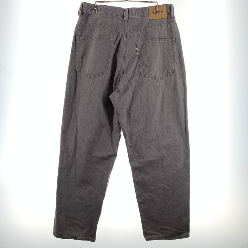 【中古品】【メンズ】 COOTIE クーティー RAZA 1 TUCK DENIM PANTS CTE-21S104 ワンタック デニムパンツ ボトムス ルーズフィット 153-260720-ko-11-tei サイズ：L カラー：グレー 万代Net店