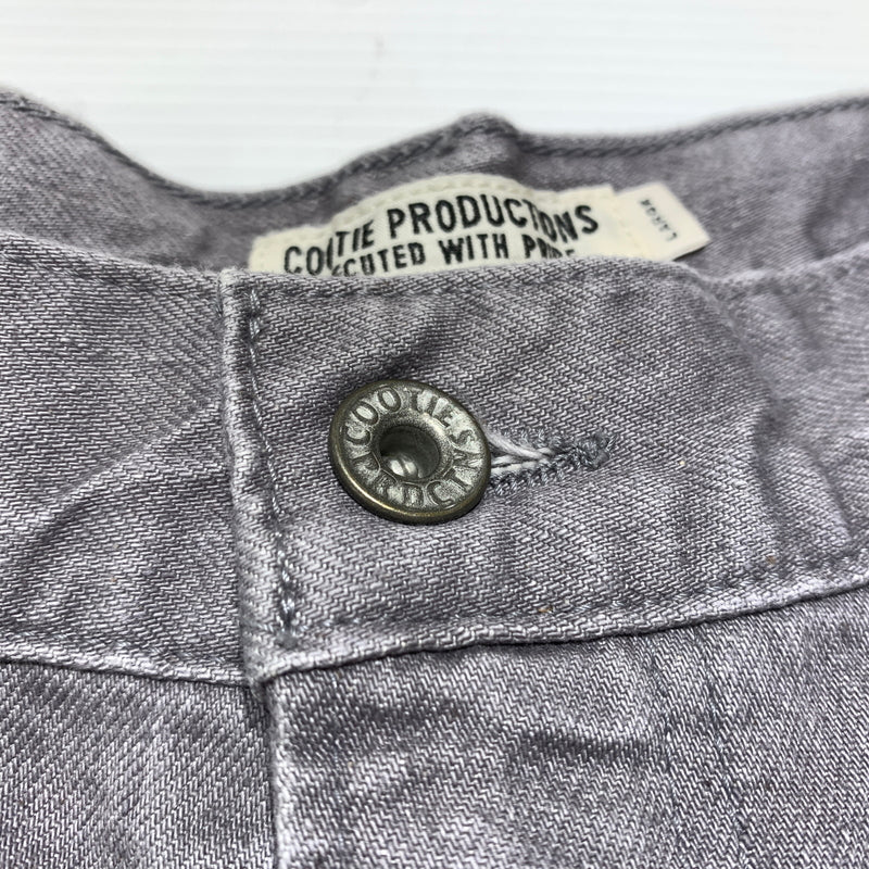 【中古品】【メンズ】 COOTIE クーティー RAZA 1 TUCK DENIM PANTS CTE-21S104 ワンタック デニムパンツ ボトムス ルーズフィット 153-260720-ko-11-tei サイズ：L カラー：グレー 万代Net店