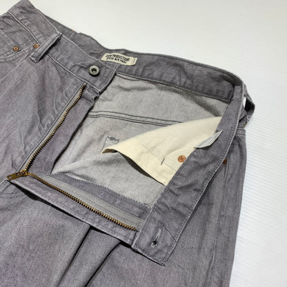 【中古品】【メンズ】 COOTIE クーティー RAZA 1 TUCK DENIM PANTS CTE-21S104 ワンタック デニムパンツ ボトムス ルーズフィット 153-260720-ko-11-tei サイズ：L カラー：グレー 万代Net店