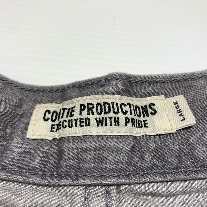 【中古品】【メンズ】 COOTIE クーティー RAZA 1 TUCK DENIM PANTS CTE-21S104 ワンタック デニムパンツ ボトムス ルーズフィット 153-260720-ko-11-tei サイズ：L カラー：グレー 万代Net店