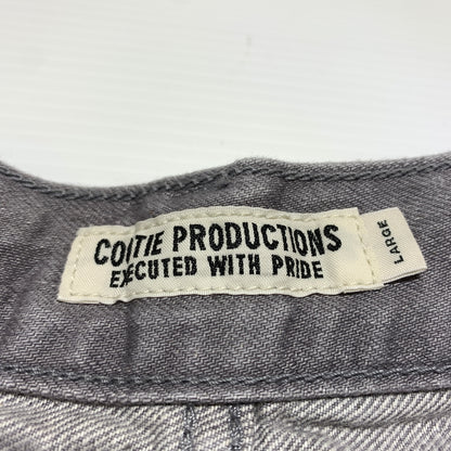 【中古品】【メンズ】 COOTIE クーティー RAZA 1 TUCK DENIM PANTS CTE-21S104 ワンタック デニムパンツ ボトムス ルーズフィット 153-260720-ko-11-tei サイズ：L カラー：グレー 万代Net店