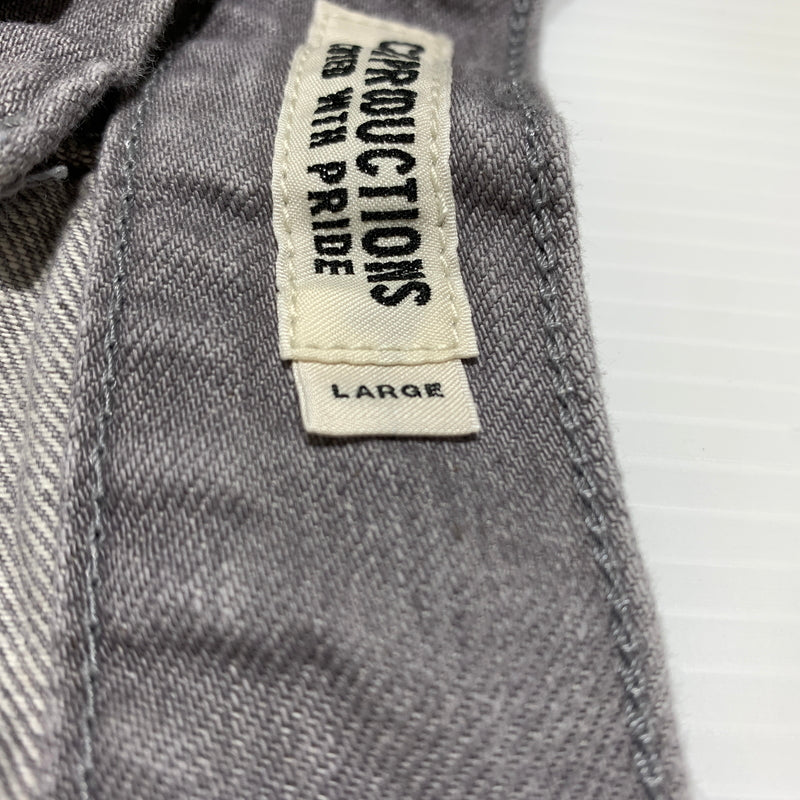 【中古品】【メンズ】 COOTIE クーティー RAZA 1 TUCK DENIM PANTS CTE-21S104 ワンタック デニムパンツ ボトムス ルーズフィット 153-260720-ko-11-tei サイズ：L カラー：グレー 万代Net店