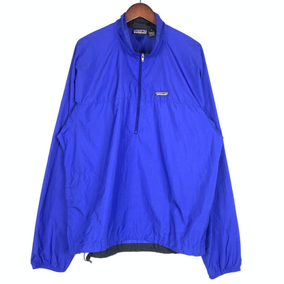 【現状渡し品】【メンズ】 patagonia パタゴニア VELOCITY PULLOVER JACKET 24090 ベロシティ プルオーバー ジャケット ライトアウター ハーフジップ 144-260610-ko-09-tei サイズ：L カラー：ブルー 万代Net店