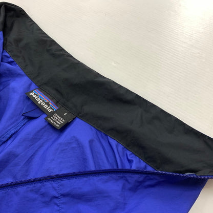 【現状渡し品】【メンズ】 patagonia パタゴニア VELOCITY PULLOVER JACKET 24090 ベロシティ プルオーバー ジャケット ライトアウター ハーフジップ 144-260610-ko-09-tei サイズ：L カラー：ブルー 万代Net店