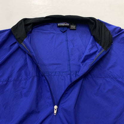 【現状渡し品】【メンズ】 patagonia パタゴニア VELOCITY PULLOVER JACKET 24090 ベロシティ プルオーバー ジャケット ライトアウター ハーフジップ 144-260610-ko-09-tei サイズ：L カラー：ブルー 万代Net店