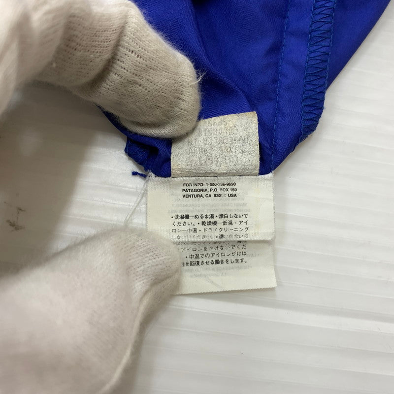【現状渡し品】【メンズ】 patagonia パタゴニア VELOCITY PULLOVER JACKET 24090 ベロシティ プルオーバー ジャケット ライトアウター ハーフジップ 144-260610-ko-09-tei サイズ：L カラー：ブルー 万代Net店