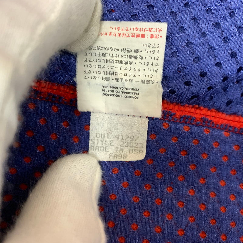 【中古品】【メンズ】 patagonia パタゴニア RETRO CARDIGAN 23023 レトロカーディガン ライトアウター フリースジャケット 144-260610-ko-08-tei サイズ：L カラー：レッド 万代Net店