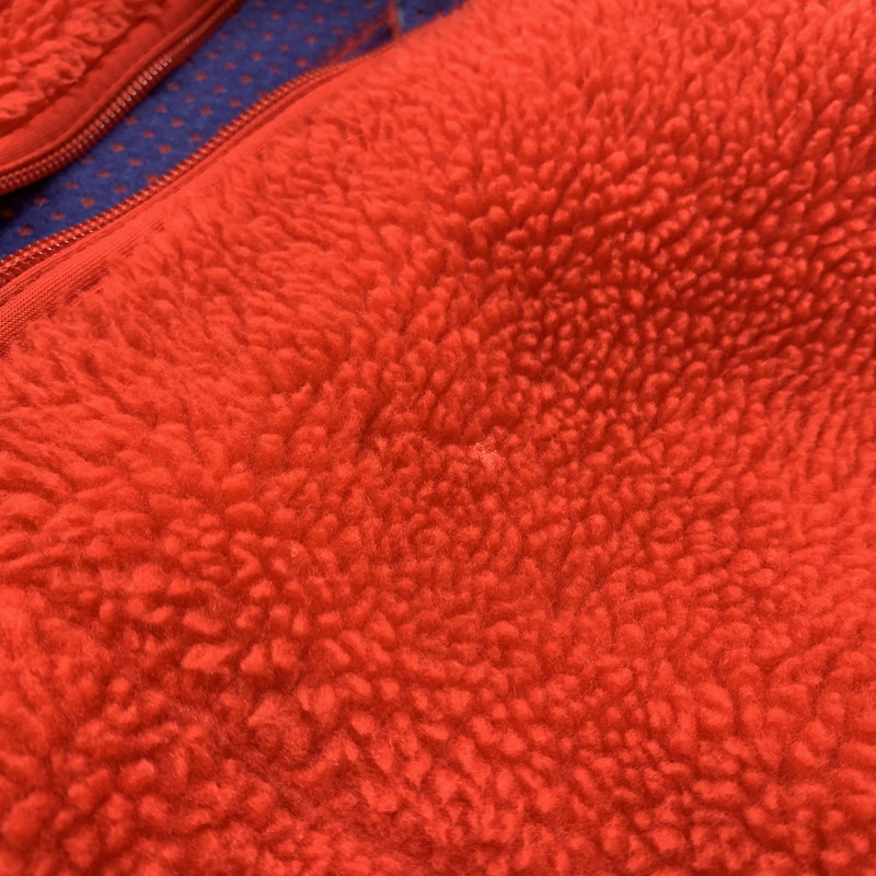 【中古品】【メンズ】 patagonia パタゴニア RETRO CARDIGAN 23023 レトロカーディガン ライトアウター フリースジャケット 144-260610-ko-08-tei サイズ：L カラー：レッド 万代Net店
