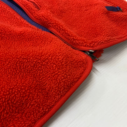 【中古品】【メンズ】 patagonia パタゴニア RETRO CARDIGAN 23023 レトロカーディガン ライトアウター フリースジャケット 144-260610-ko-08-tei サイズ：L カラー：レッド 万代Net店