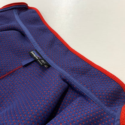 【中古品】【メンズ】 patagonia パタゴニア RETRO CARDIGAN 23023 レトロカーディガン ライトアウター フリースジャケット 144-260610-ko-08-tei サイズ：L カラー：レッド 万代Net店
