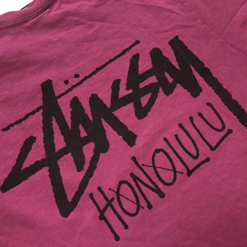 【中古品】【メンズ】 STUSSY ステューシー　HONOLULU TEE ホノルル限定 Tシャツ 半袖 トップス 142-260609-sa-01-tei サイズ：M カラー：パープル 万代Net店