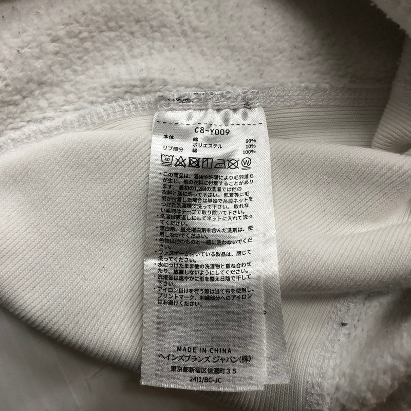 【中古品】【メンズ】 RHC Ron Herman ロンハーマン × CHAMPION チャンピオン 別注コラボ REVERSE WEAVE LOS ANGELES SWEAT C8-Y009 リバースウィーブ ロサンゼルス スウェット 長袖 トレーナー 141-260609-sa-05-tei サイズ：M カラー：ホワイト 万代Net店