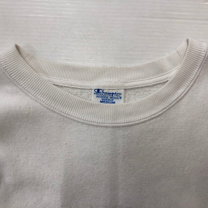 【中古品】【メンズ】 RHC Ron Herman ロンハーマン × CHAMPION チャンピオン 別注コラボ REVERSE WEAVE LOS ANGELES SWEAT C8-Y009 リバースウィーブ ロサンゼルス スウェット 長袖 トレーナー 141-260609-sa-05-tei サイズ：M カラー：ホワイト 万代Net店