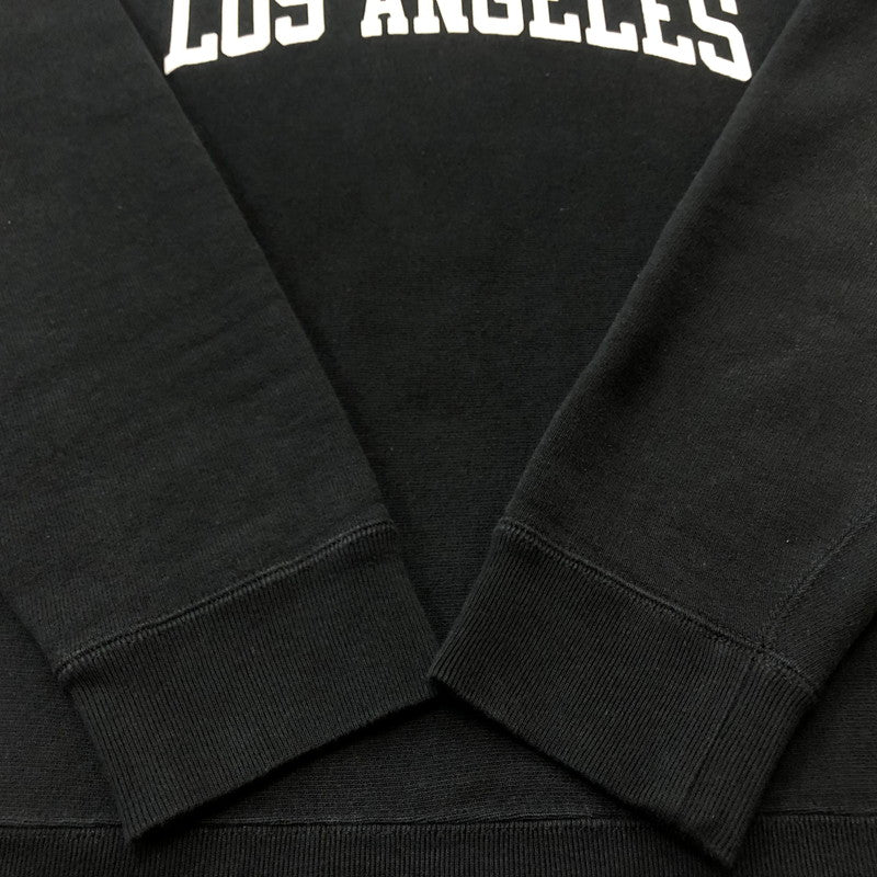 【中古品】【メンズ】 RHC Ron Herman ロンハーマン × CHAMPION チャンピオン 別注コラボ REVERSE WEAVE LOS ANGELES SWEAT C8-Y009 リバースウィーブ ロサンゼルス スウェット 長袖 トレーナー 141-260609-sa-04-tei サイズ：M カラー：ブラック 万代Net店