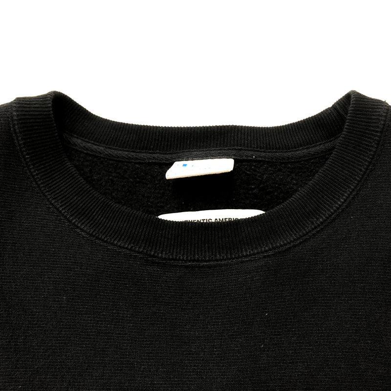 【中古品】【メンズ】 RHC Ron Herman ロンハーマン × CHAMPION チャンピオン 別注コラボ REVERSE WEAVE LOS ANGELES SWEAT C8-Y009 リバースウィーブ ロサンゼルス スウェット 長袖 トレーナー 141-260609-sa-04-tei サイズ：M カラー：ブラック 万代Net店