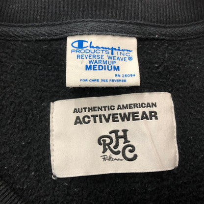 【中古品】【メンズ】 RHC Ron Herman ロンハーマン × CHAMPION チャンピオン 別注コラボ REVERSE WEAVE LOS ANGELES SWEAT C8-Y009 リバースウィーブ ロサンゼルス スウェット 長袖 トレーナー 141-260609-sa-04-tei サイズ：M カラー：ブラック 万代Net店