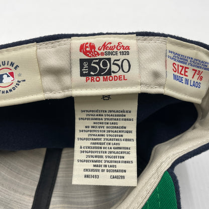 【中古品】【メンズ】 NEW ERA ニューエラ × FEAR OF GOD ESSENTIALS フィアオブゴッド エッセンシャルズ 別注 コラボ 59FIFTY WOOL RETRO CROWN CAP ウール レトロ クラウン キャップ 帽子 185-260805-ko-07-tei カラー：ネイビー 万代Net店