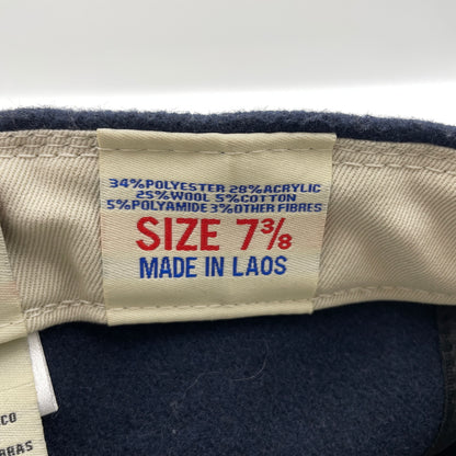 【中古品】【メンズ】 NEW ERA ニューエラ × FEAR OF GOD ESSENTIALS フィアオブゴッド エッセンシャルズ 別注 コラボ 59FIFTY WOOL RETRO CROWN CAP ウール レトロ クラウン キャップ 帽子 185-260805-ko-07-tei カラー：ネイビー 万代Net店