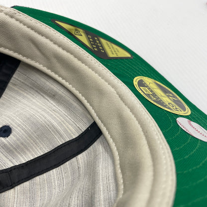 【中古品】【メンズ】 NEW ERA ニューエラ × FEAR OF GOD ESSENTIALS フィアオブゴッド エッセンシャルズ 別注 コラボ 59FIFTY WOOL RETRO CROWN CAP ウール レトロ クラウン キャップ 帽子 185-260805-ko-07-tei カラー：ネイビー 万代Net店